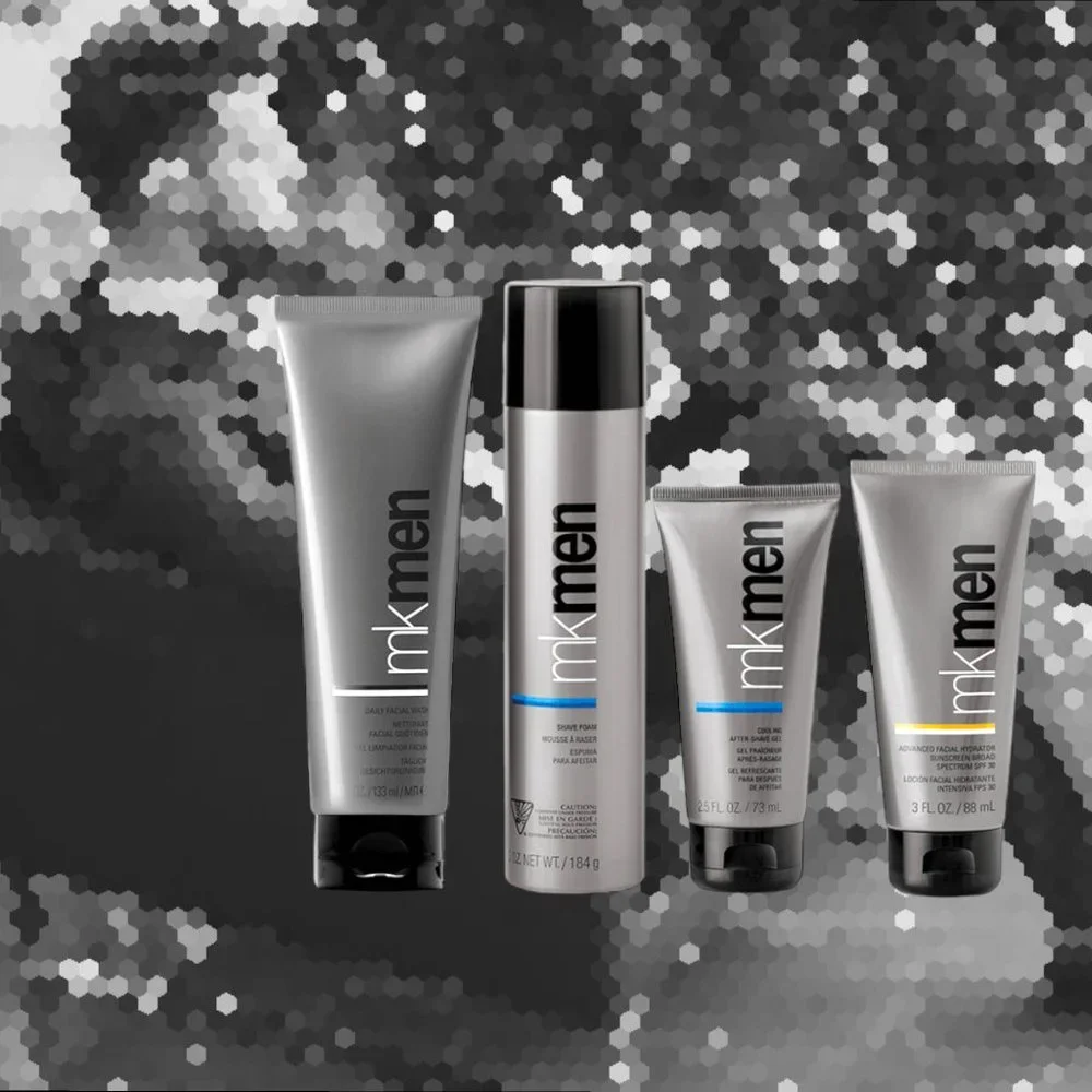 DISCONTINUED!  MK Men Regimen Bundle  - Wash, Shave, After-Shave, Sunscreen - Picture 4 of 8